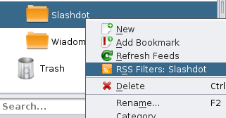RSS Filters